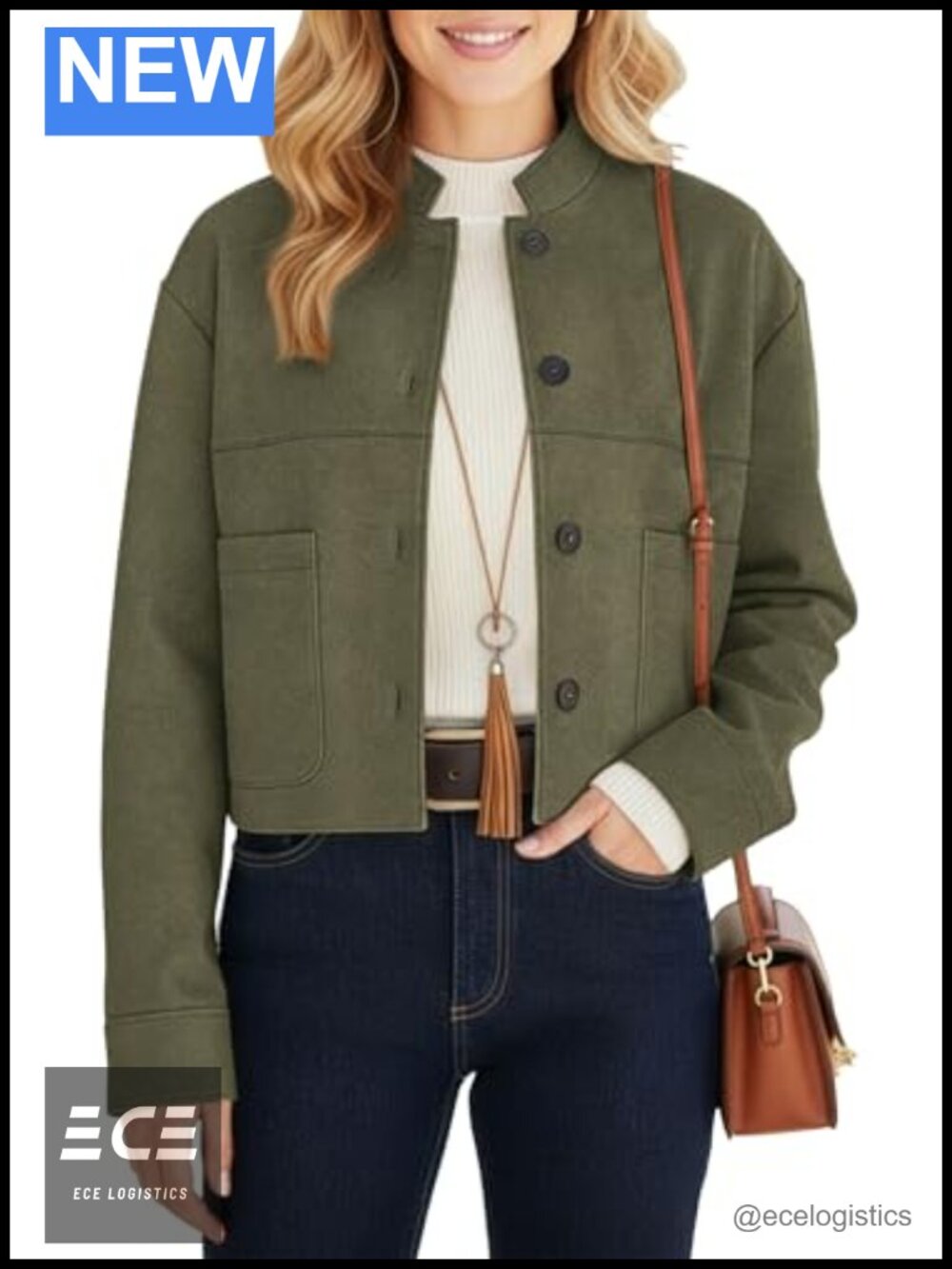 Faux Suede Cropped Bomber Jacket Lightweight Aviator Outerwear Women
